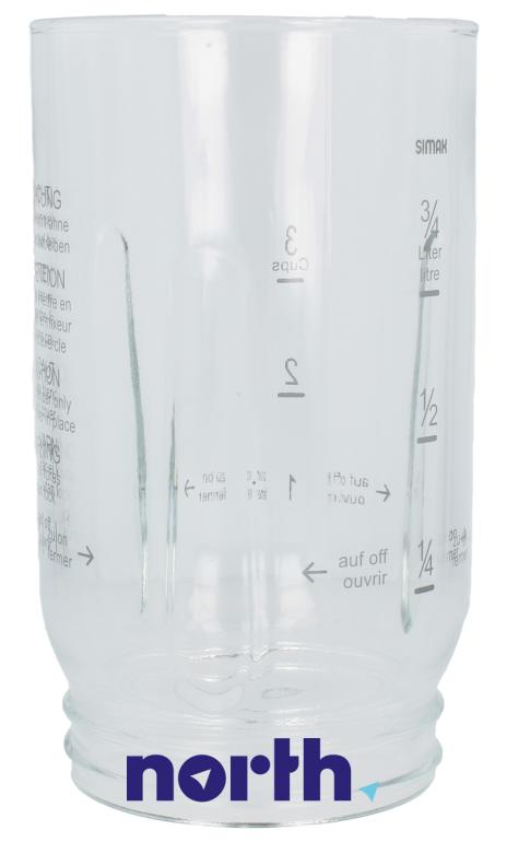 Pojemnik blendera bez pokrywki i noży 0.75l do robota kuchennego Bosch 00081169,0