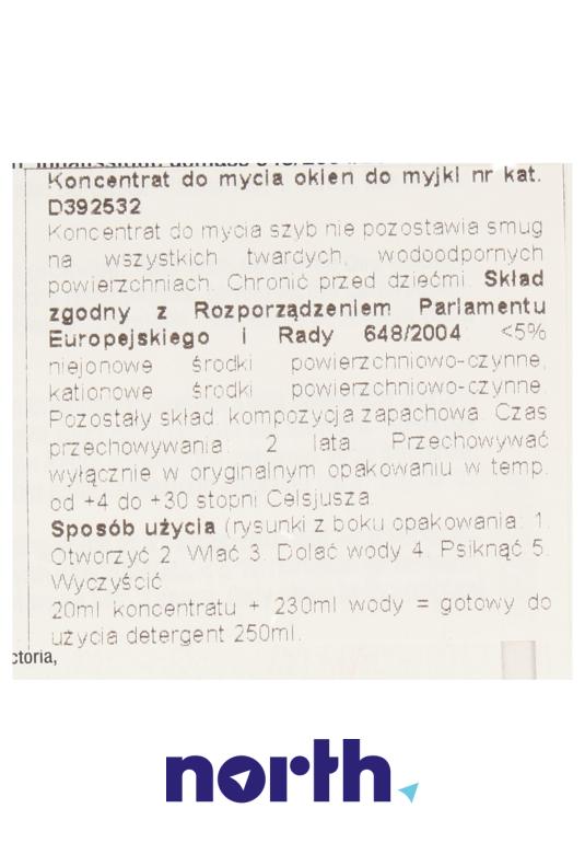 Koncentrat do mycia okien (płyn) 80ml do myjki do okien Karcher WV 50 PLUS,4