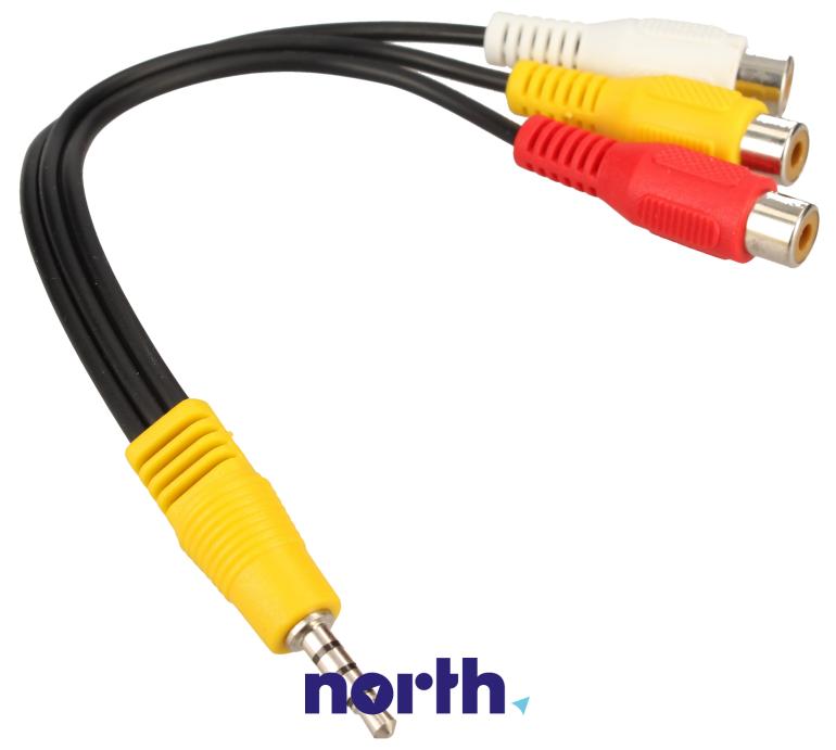 Kabel Jack 3,5mm stereo - CINCH x3 do Samsung UE50MU6172UXXH,0