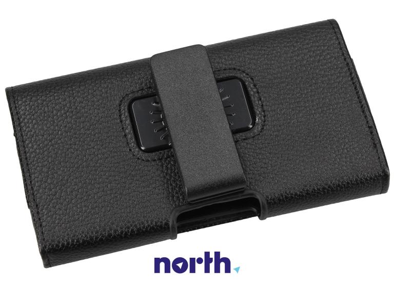 Pokrowiec | Etui sztuczna skóra 5" do smartfona Huawei 46839 (czarny),1