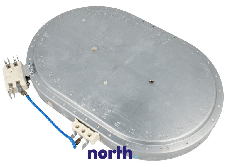 Podwójne pole grzejne do płyty grzewczej do Gorenje EC7704W,1