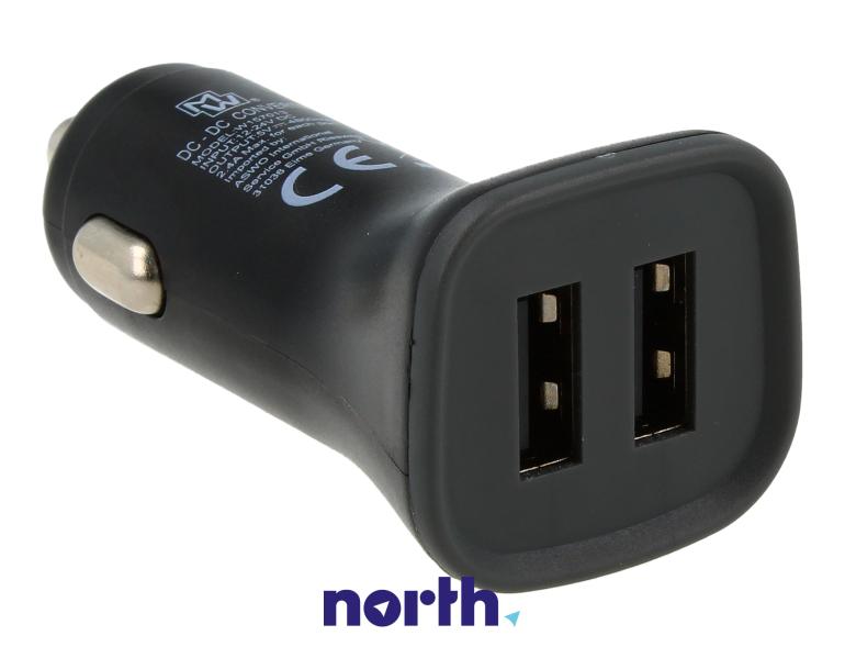 Ładowarka samochodowa USB x2 (bez kabla) do tabletu Samsung YP-G1 CW,3