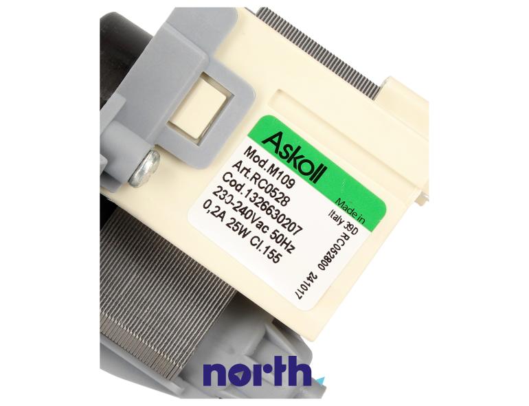 Pompa odpływowa kompletna do pralki EW1144F (Electrolux) M109ASKOLL,3