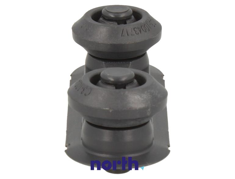 Rolki z uchwytem prowadnicy kosza górnego do zmywarki do Gorenje GV66161,4