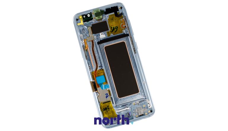 LCD + dotyk, komplet do Galaxy S8 (SM-G950F), niebieski SAMSUNG,1