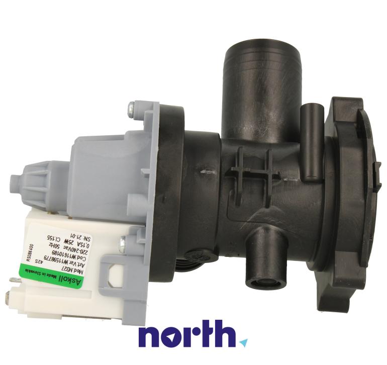 Pompa odpływowa kompletna do pralki BWSA71253WEU (Indesit) C00855480,3