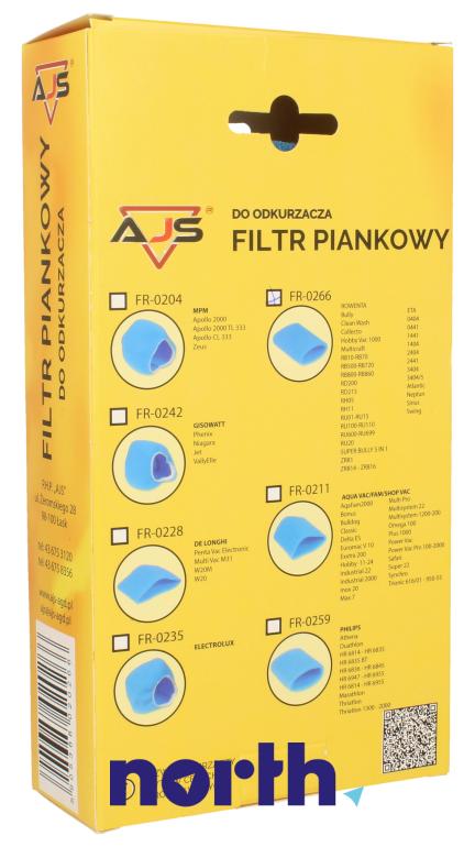 Filtr piankowy do odkurzacza do Rowenta RU01,1