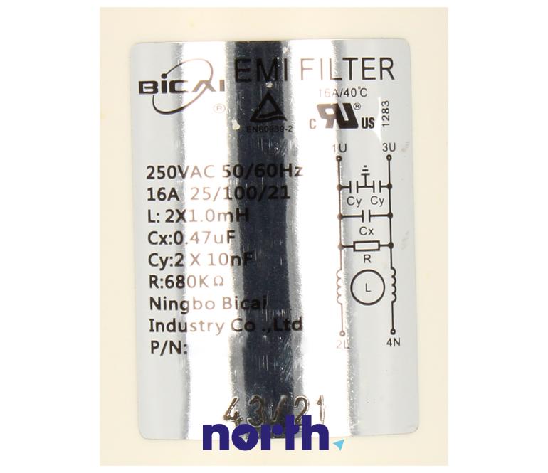Filtr przeciwzakłóceniowy do pralki Onyx WMA 6508 K,3