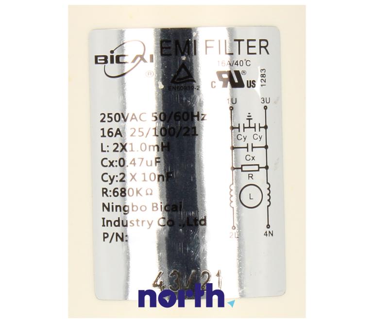 Filtr przeciwzakłóceniowy do pralki Beko WMB 6106 SD,3