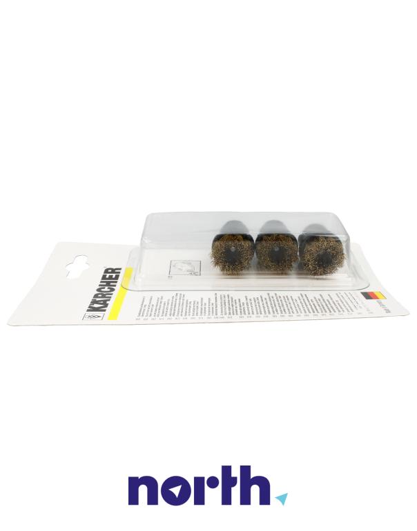 Szczotki okrągłe ze mosiężną szczeciną do parownicy Karcher SC 3 Easy Fix,2