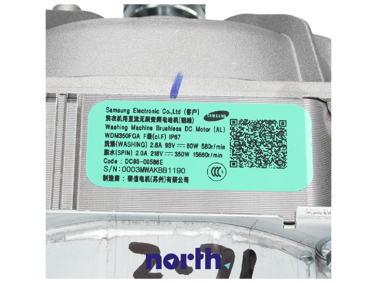 Silnik napędowy do pralki Samsung WW90J6400CW/EG,3