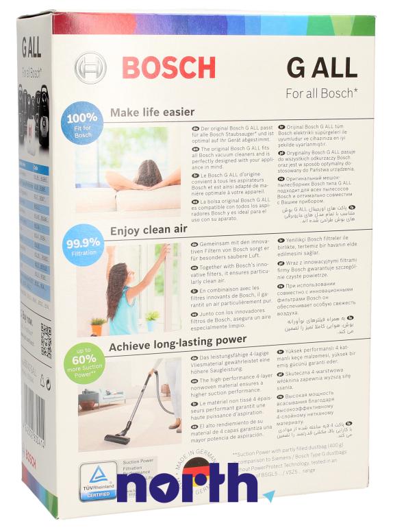 Worki do odkurzacza do Bosch BGL3PERF/01,1