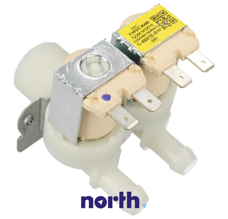 Elektrozawór podwójny do pralki Samsung WF90F5E5U4X/EU,2