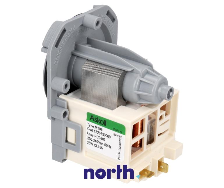 Silnik pompy odpływowej do pralki AEG L54840D,1