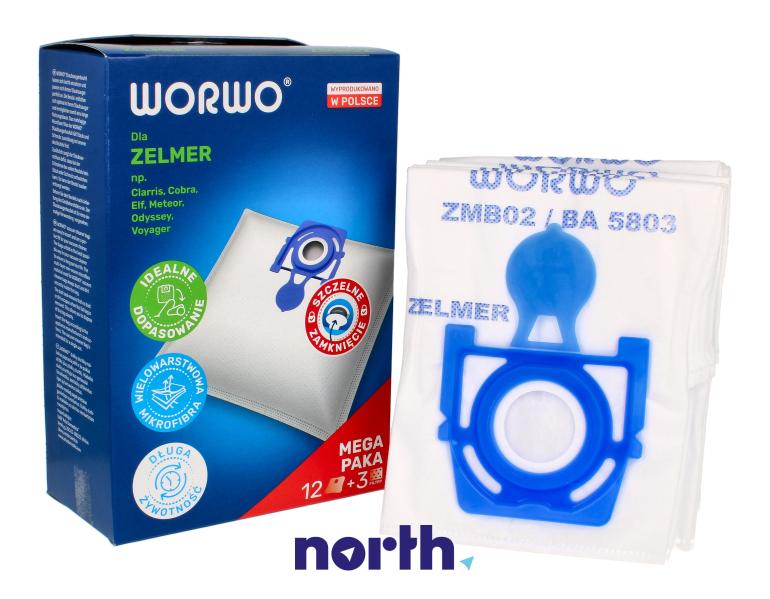 Worki do odkurzacza do Zelmer ZVC762ZP(01),0