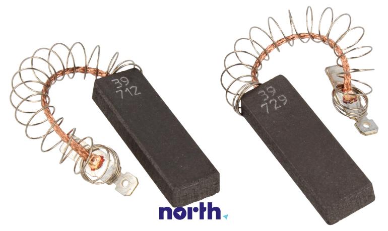 Szczotki węglowe silnika 12.5x37x5mm za 00154740 do pralki Siemens WM10E36RPL/05,1