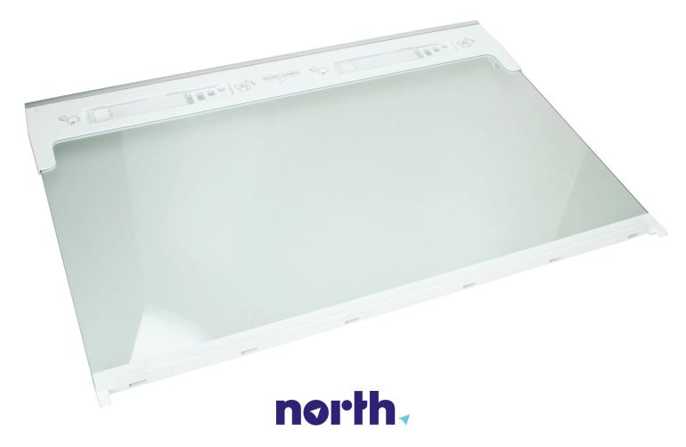 Półka szklana nad pojemnikiem na warzywa (bez ramek) 59.4x36.6 do lodówki Hotpoint Ariston E4DAAXC,1