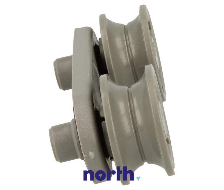 Rolki z uchwytem prowadnicy kosza górnego do zmywarki do Beko DFN38530X,4