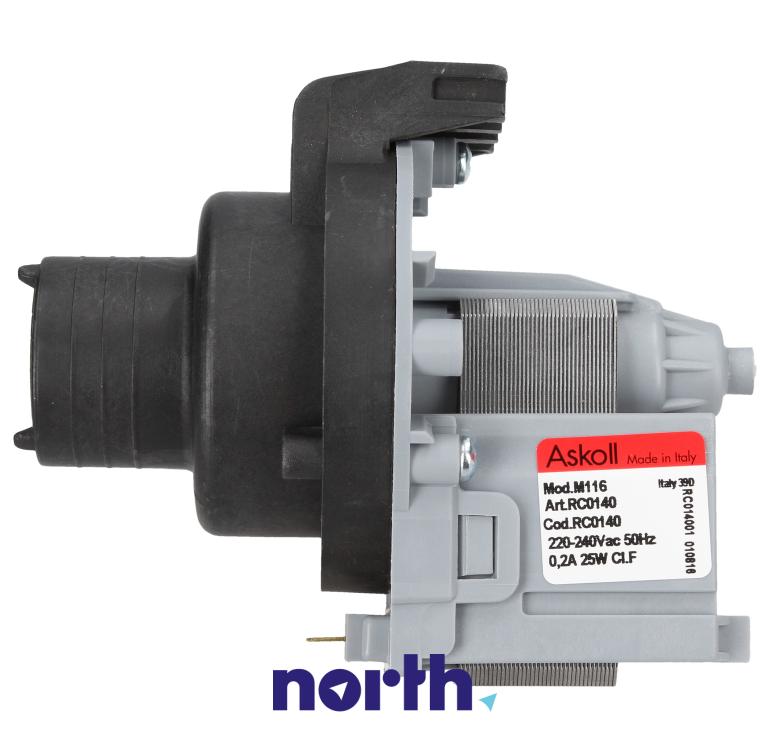 Pompa odpływowa kompletna do pralki WF-F1061GW (Samsung),4