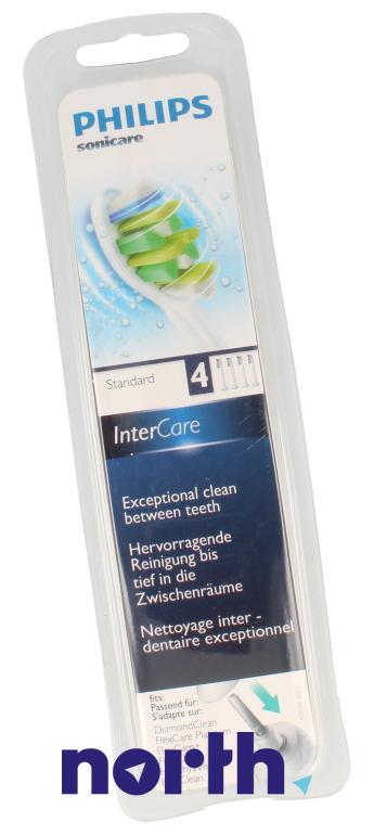 Końcówki Sonicare (4szt.) InterCare HX900407 do szczoteczki do zębów Philips HX6932/36,3