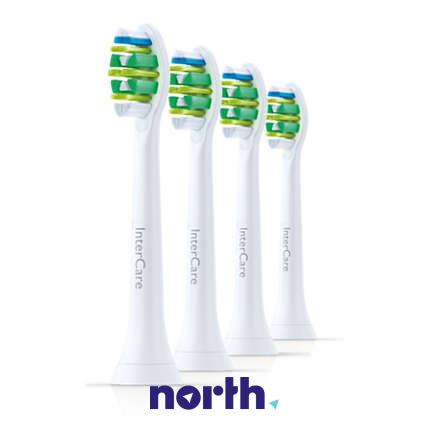 Końcówki Sonicare (4szt.) InterCare HX900407 do szczoteczki do zębów Philips HX6932/10,0
