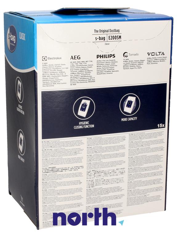 Worki papierowe do odkurzacza do Electrolux ZUOGREEN,1
