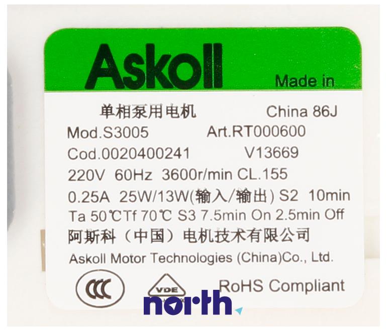 Pompa odpływowa kompletna do pralki HW-F1481-F (Haier) 0020400241,5