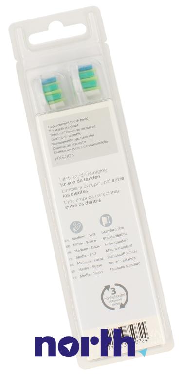 Końcówki Sonicare (4szt.) InterCare HX900410 do szczoteczki do zębów Philips HX6932/10,3