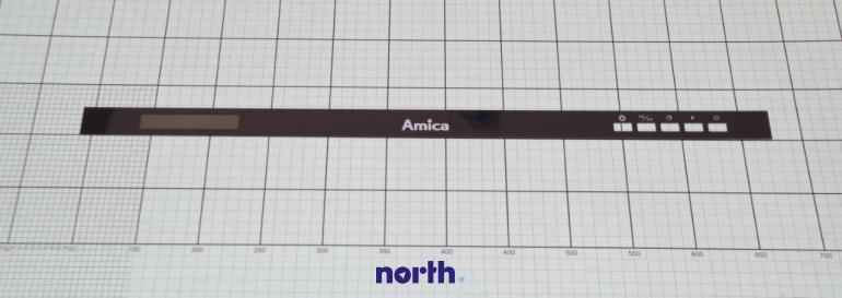 Ramka na przyciski od panelu górnego do zmywarki do Amica ZIM 678 E,0
