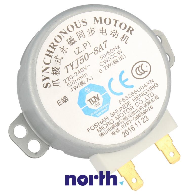 Silnik napędowy talerza do mikrofalówki do Whirlpool MT 221 WH,0