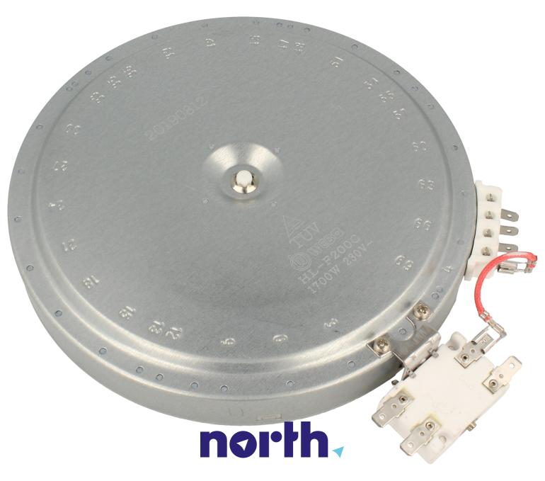Duże pole grzejne do kuchenki do Beko FSM57300GX,2