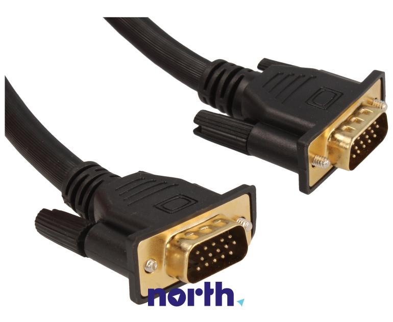 Kabel VGA x2 wtyki do LG 24MP58VQ-P,2