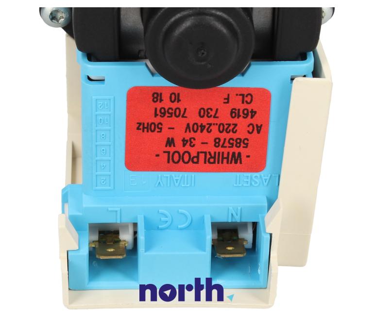 Pompa odpływowa kompletna do pralki AWT 2240 (Whirlpool) C00314917,4