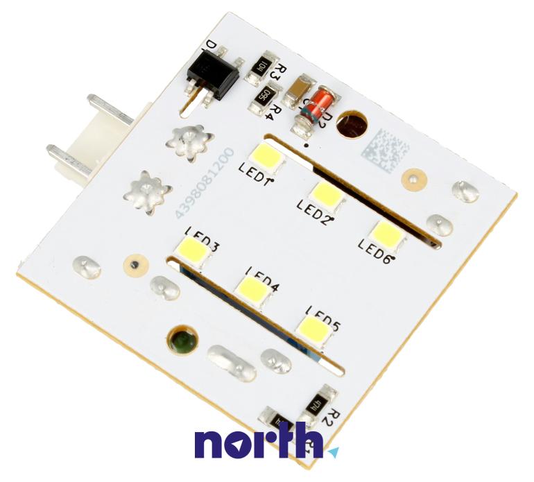 Płytka z diodami LED do lodówki Beko RCSA300K30W_EU2 (K54305),2