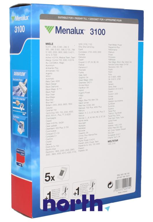 Worki do odkurzacza do Miele HS05,1