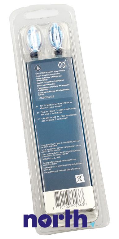 Końcówki Sonicare (4szt.) Premium Gum Care HX905433 do szczoteczki do zębów Philips HX6932/10,5
