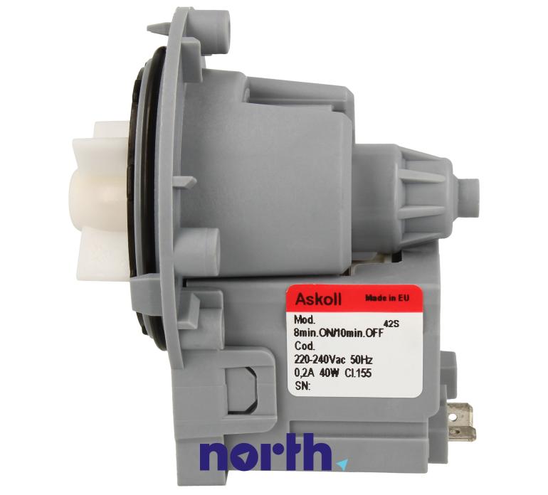 Silnik pompy odpływowej do pralki Samsung WW90H7410EW/EO,5