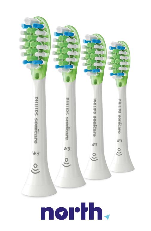 Końcówki Sonicare (4szt.) Premium White HX906417 do szczoteczki do zębów Philips HX6932/10,0