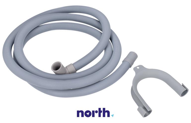 Wąż odpływowy 19x21mm 2.5m do pralki do Whirlpool ADP 650 WH,0