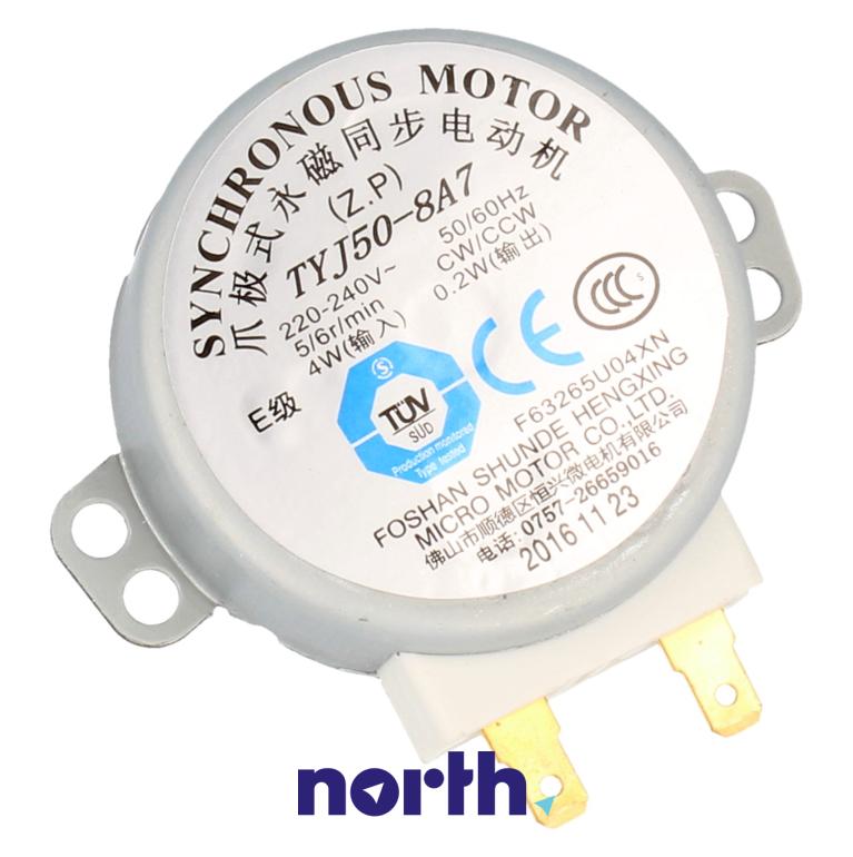 Silnik napędowy talerza do mikrofalówki do Whirlpool MAX 24/NB,0