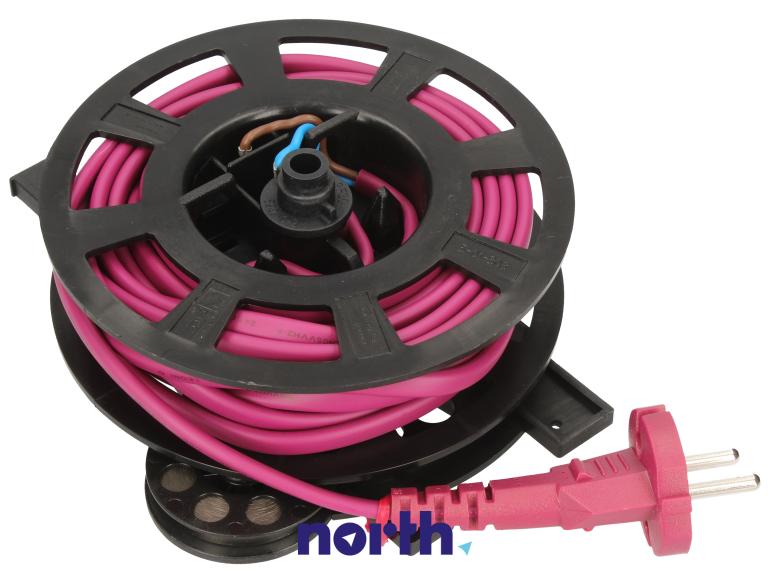 Zwijacz kabla z kablem zasilającym i wtyczką do odkurzacza do Hoover TS 2360 011,0
