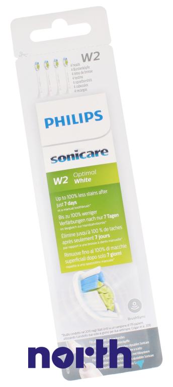 Końcówki Sonicare (4szt.) W Optimal White HX606410 do szczoteczki do zębów Philips HX6511/02,4