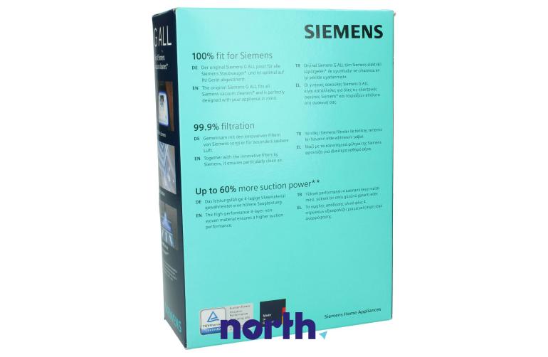 Worki do odkurzacza do Siemens VSQ8SEN72C/03,2