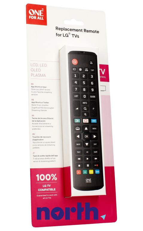 Pilot one for all do telewizora do LG 43LH500T,0