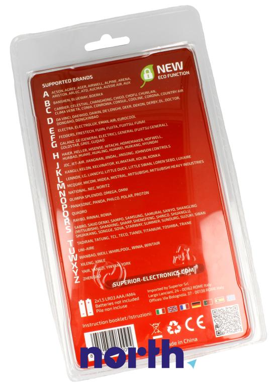 Pilot uniwersalny do klimatyzacji do DeLonghi PAC N81,4