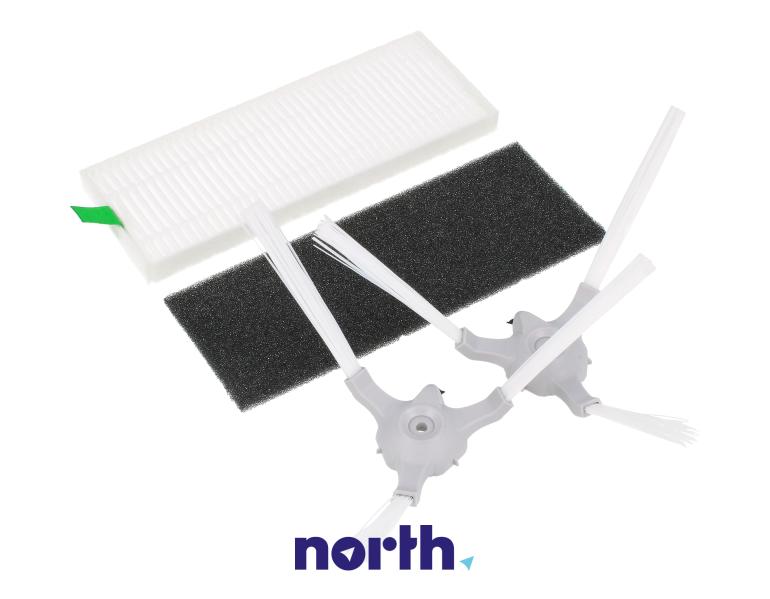 Zestaw szczotek bocznych + filtr do robota odkurzającego do Rowenta RR6976WH/NS0,4