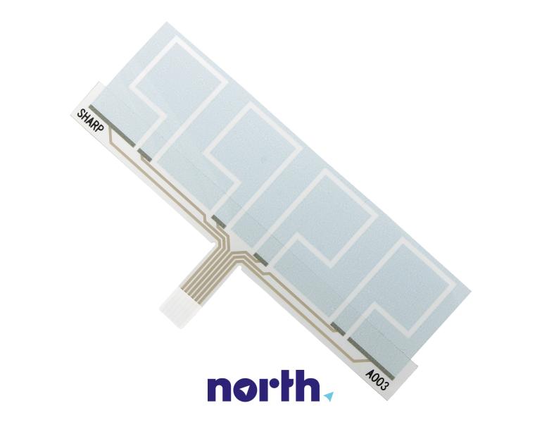 Naklejka panelu sterowania do lodówki Sharp SJ-FS810V-BK,0