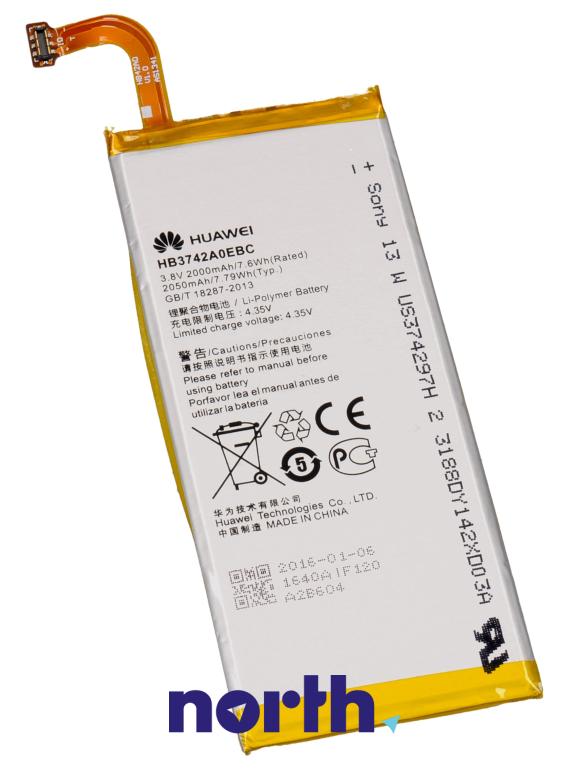Akumulator Akumulator GSM Lithium-Polymer (Li-Poly) 3.8V 2000mAh do smartfona Huawei P6,0