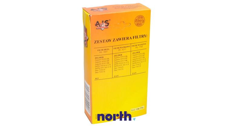 Zestaw filtrów 5szt. do odkurzacza Zelmer ZVC722ST/04,3