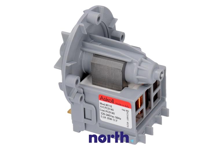 Silnik pompy odpływowej do pralki LG F1443KDS,0